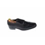 Pantofi barbati eleganti din piele naturala de culoare neagra NIC02NS